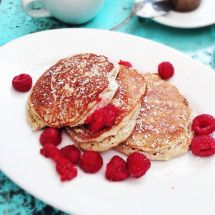 Pancakes châtaigne-soja