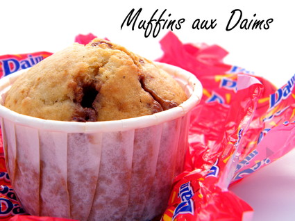 Recette de muffins aux daims