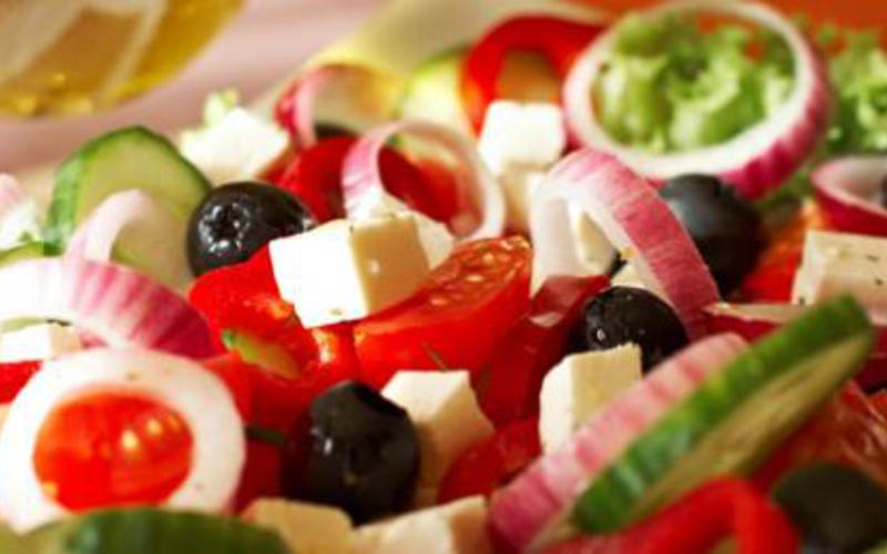 Recette salade grecque pas chère et facile > cuisine étudiant
