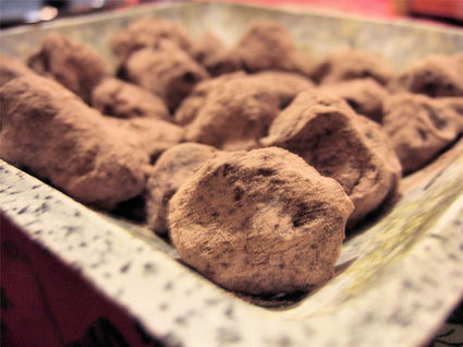 Recette de truffes au chocolat et noix de coco