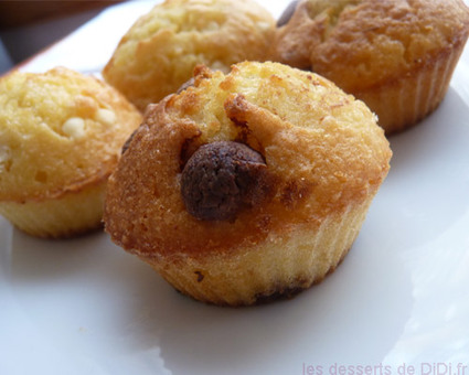 Recette de muffins aux pépites de chocolat