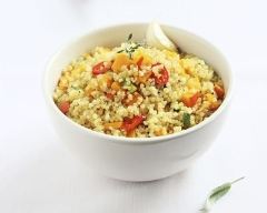 Recette pilaf de quinoa aux petits légumes