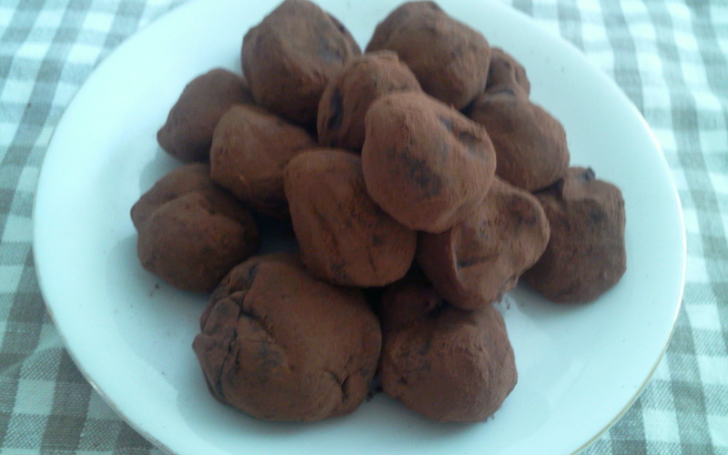 Recette truffes au chocolat pas chère et simple > cuisine étudiant