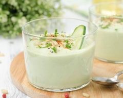 Recette gaspacho de concombre et yaourt