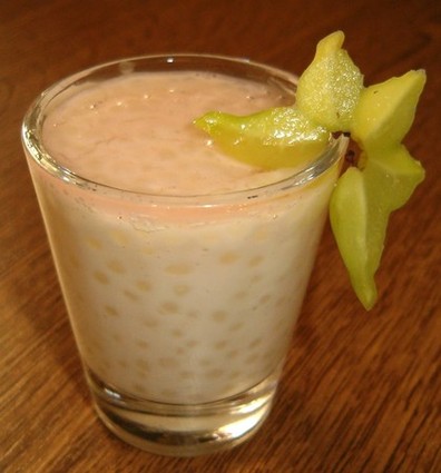Recette de perles du japon au lait de coco