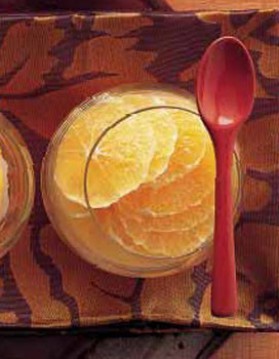 Sorbet mangue, salade de mandarines pour 4 personnes
