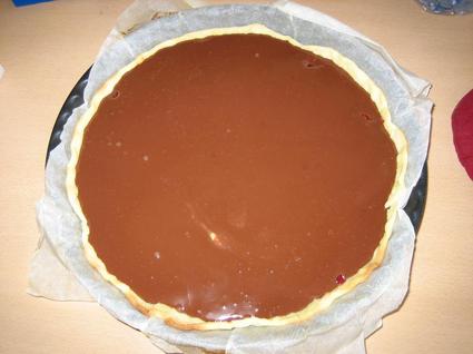 Recette de tarte chocolat-framboises