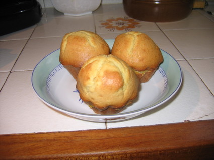 Muffins au lemon curd (crème de citron)