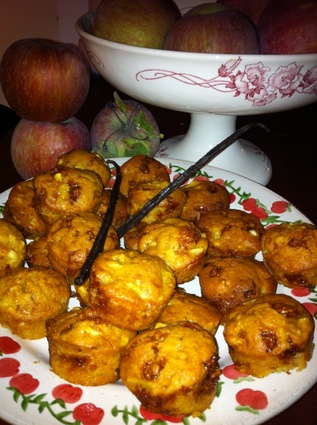 Recette muffins pomme et nougatine (dessert divers)