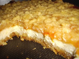 Cheesecake abricot façon crumble pour 6 personnes