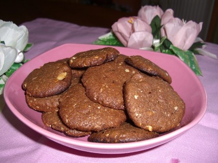 Recette de cookies chocolat, noisettes