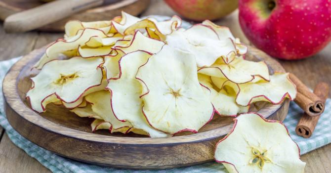 Recette de chips de pomme ultra-light