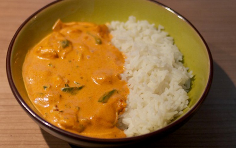 Recette poulet coco curry rouge simple > cuisine étudiant