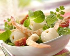 Recette salade de crevettes exotiques