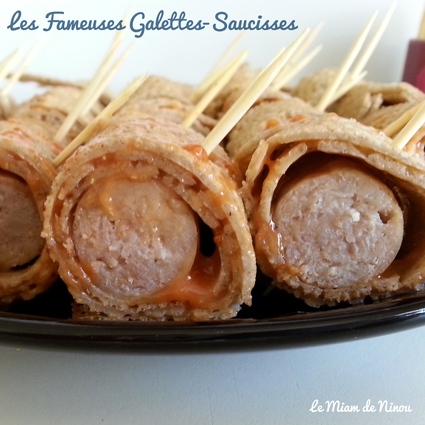 Recette de galettes bretonnes saucisses apéritives