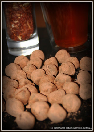 Recette truffes au chocolat (friandises)