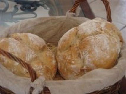 Recette de pain aux lardons et origan