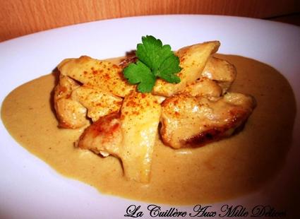 Poulet coco, curry & pomme