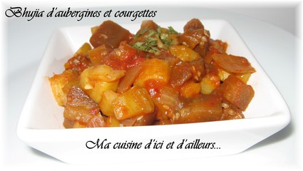 Recette de bhujia de courgettes et aubergines