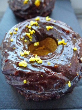 Recette de donut vegan choco-orange (sans gluten, sans matières ...