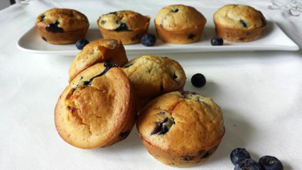 Recette de muffins aux myrtilles simples et rapides
