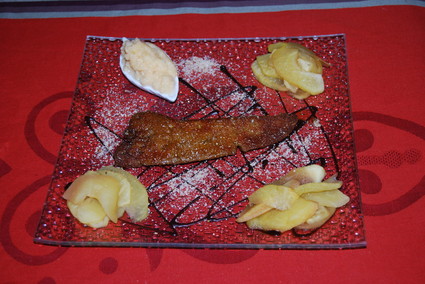 Recette de foie gras poêlé au chocolat, purée de rutabaga