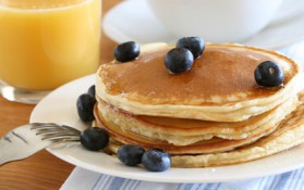 Pancakes aux bleuets pour 8 personnes