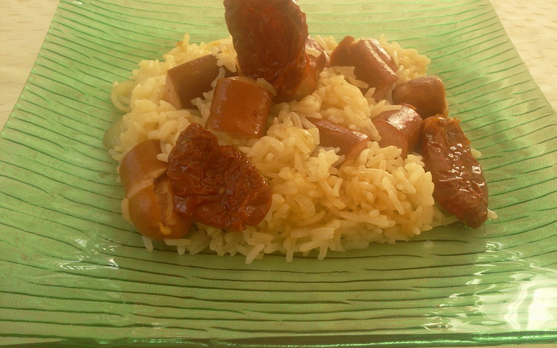 Recette riz pilaf aux saucisses pas chère et simple > cuisine étudiant