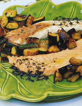 Duo de poissons aux petits légumes pour 4 personnes