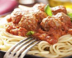 Recette spaghetti meatballs