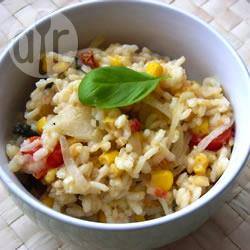 Recette risotto aux tomates, maïs et basilic – toutes les recettes ...
