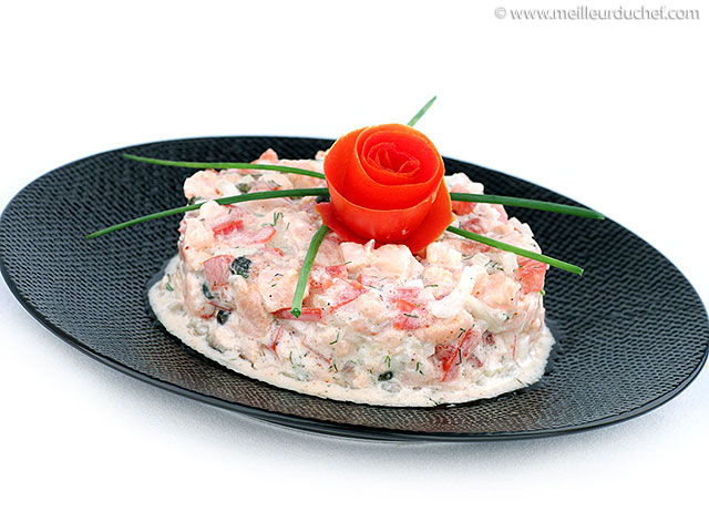 Tartare de saumon  recette de cuisine avec photos ...