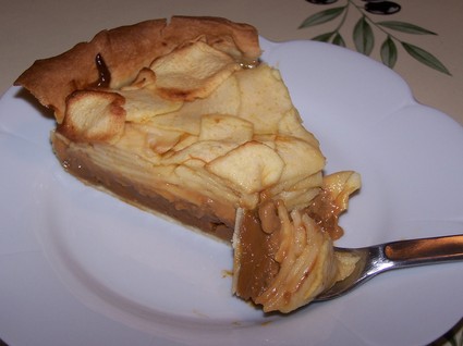 Recette de tarte aux pommes au toffee