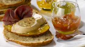 Tartine de foie gras et pétales de magret pour 4 personnes ...