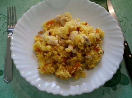 Recette de riz au curry de roja