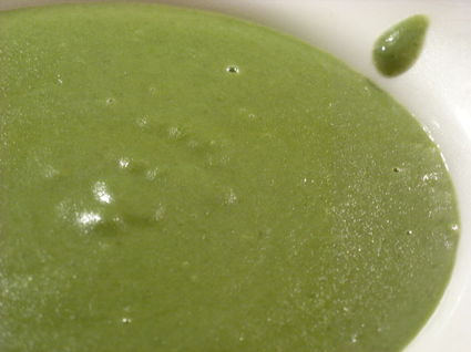 Recette de soupe boursin-épinards