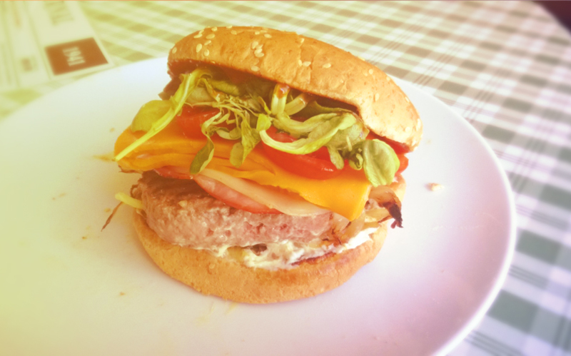 Recette the burger pas chère et rapide > cuisine étudiant
