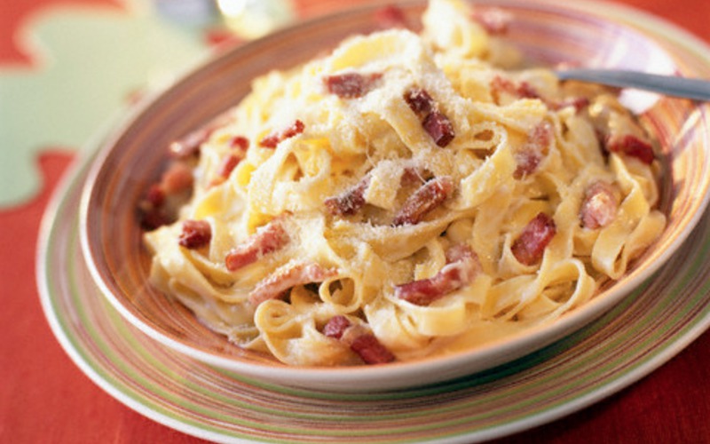 Recette tagliatelles à la carbonara pas chère et simple > cuisine ...