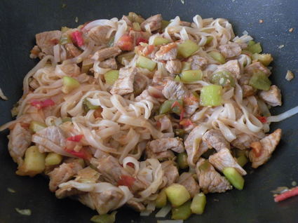 Recette de wok de porc aux légumes