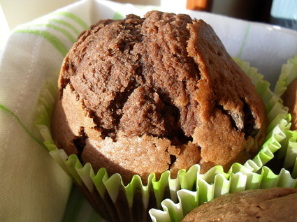 Muffins géants cacao et pépites