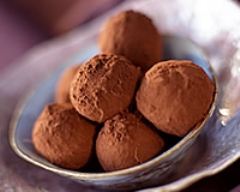 Recette truffes au chocolat minceur