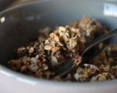 Recette granola au sirop d'érable et pépites de chocolat