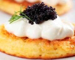 Recette blinis au caviar