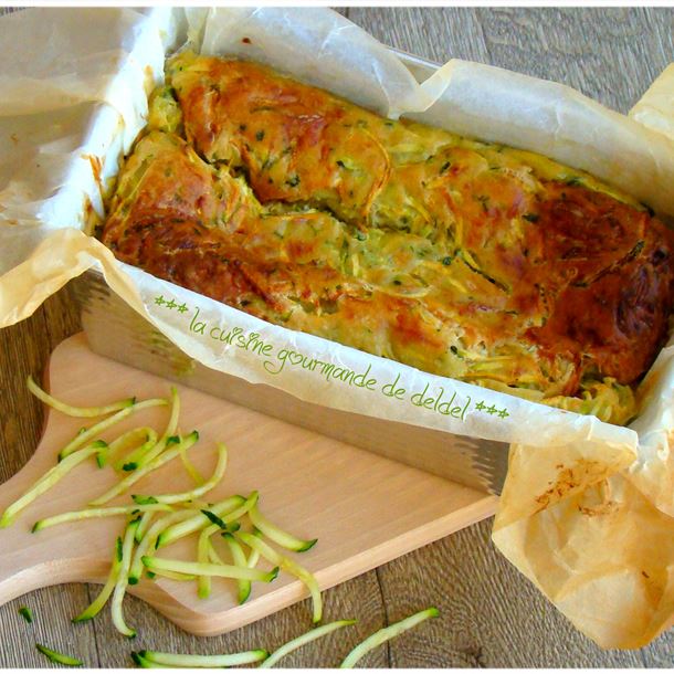 Recette cake courgette et poulet