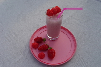 Recette de milk-shake à la fraise