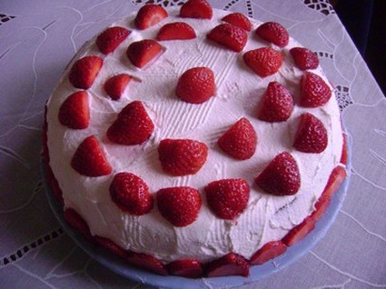 Recette de gâteau aux fraises