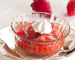 Recette marmelade de rhubarbe aux fraises