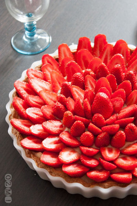 Recette de tarte aux fraises toute simple