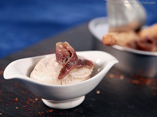 Mousse d'anchois  fiche recette illustrée  meilleurduchef.com