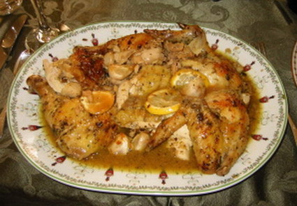 Recette de poulet au safran et amandes grillées